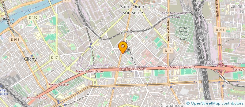 localisation de l'entreprise MONSIEUR RIYANE SEDDIKI à SAINT-OUEN-SUR-SEINE