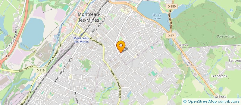 localisation de l'entreprise MONSIEUR RIYES OSMANI  MONTCEAU-LES-MINES