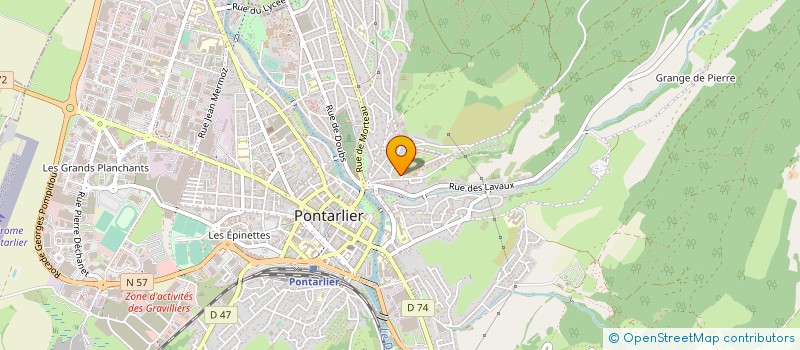 localisation de l'entreprise MONSIEUR RIZA SIMSEK à PONTARLIER
