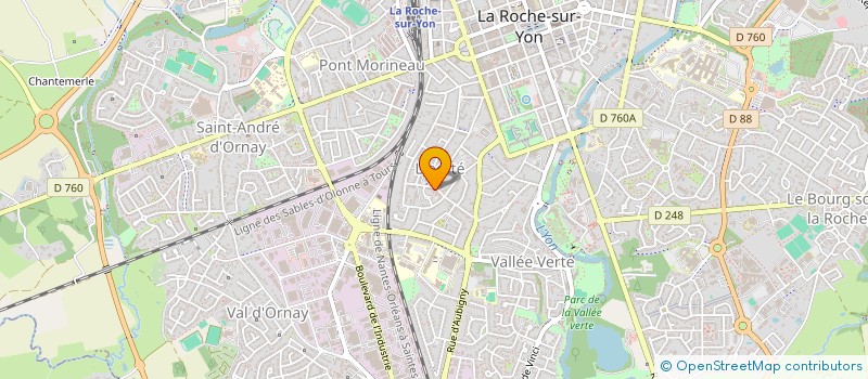 localisation de l'entreprise MONSIEUR RIZAVDI UMAKHANOV  LA ROCHE-SUR-YON