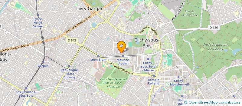 localisation de l'entreprise MONSIEUR RIZLANE OULAHSEN à CLICHY-SOUS-BOIS