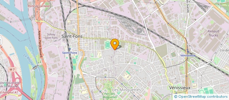 localisation de l'entreprise MONSIEUR RIZWANE ABDOUL AZIZ  SAINT-FONS