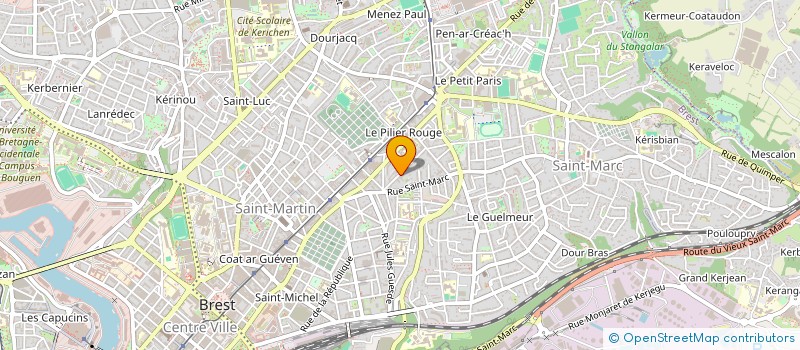 localisation de l'entreprise MONSIEUR RIZZIERO PALUSCI à BREST