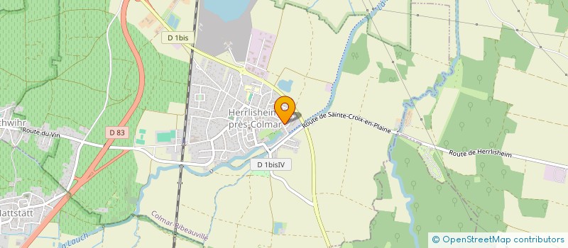 localisation de l'entreprise MONSIEUR ROALND HUSSER  GUEBERSCHWIHR