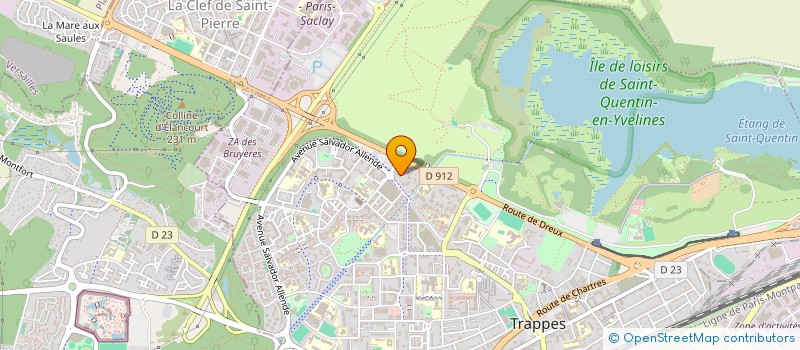 localisation de l'entreprise MONSIEUR ROAN GBEDJI  TRAPPES