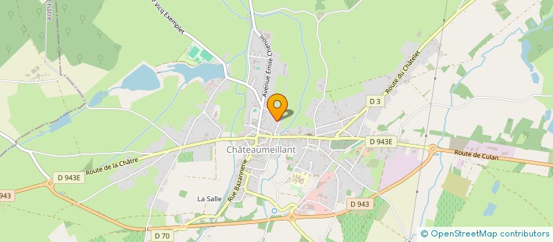 localisation de l'entreprise MONSIEUR ROB DELAFONTAINE  CHATEAUMEILLANT