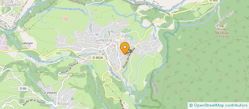 localisation de l'entreprise MONSIEUR ROB VAN DRUENEN  GUILLESTRE