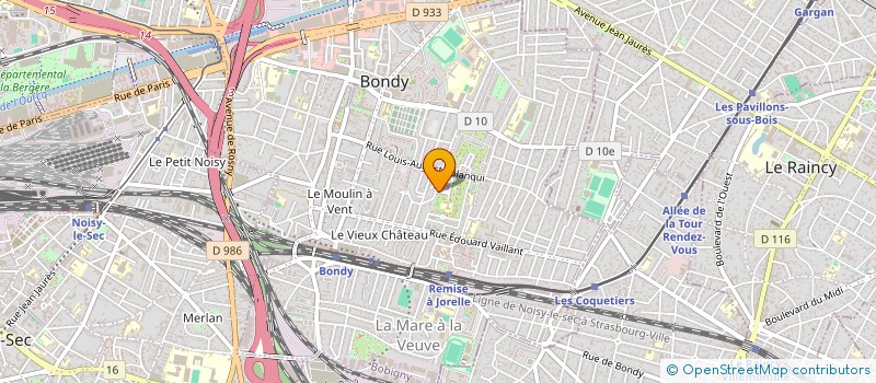 localisation de l'entreprise MONSIEUR ROBALO HENOC ROBALO SANCHES  BONDY