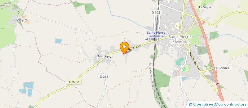 localisation de l'entreprise MONSIEUR ROBBERT DE ROOIJ  LUTHENAY-UXELOUP