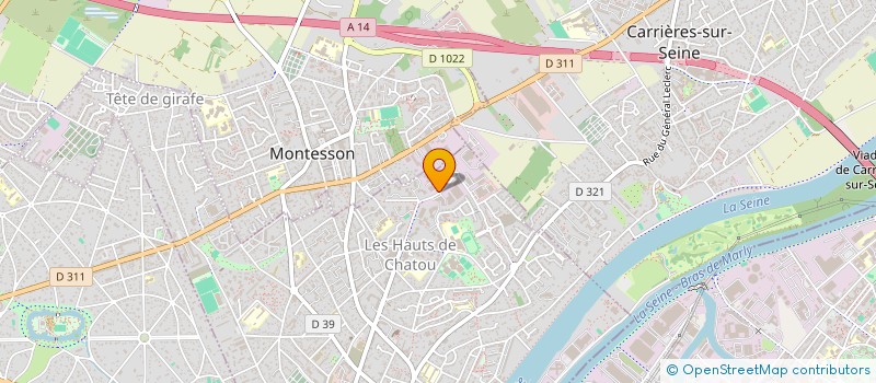 localisation de l'entreprise MONSIEUR ROBBIE JOBERT  CHATOU