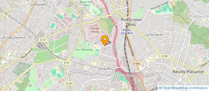 localisation de l'entreprise MONSIEUR ROBBIE VAN MIERLO à MONTREUIL