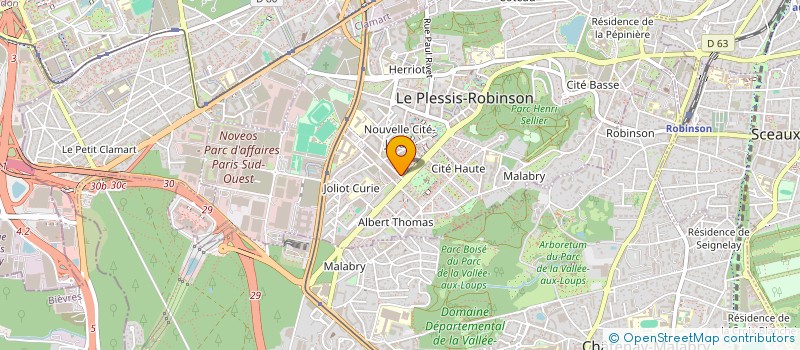 localisation de l'entreprise MONSIEUR ROBBY VIOLET  LE PLESSIS-ROBINSON