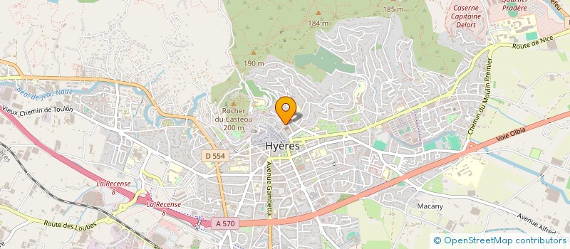 localisation de l'entreprise MONSIEUR ROBEL KIROS ABRAHAM  HYERES