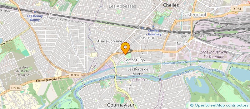 localisation de l'entreprise MONSIEUR ROBELSON PADORANY  CHELLES