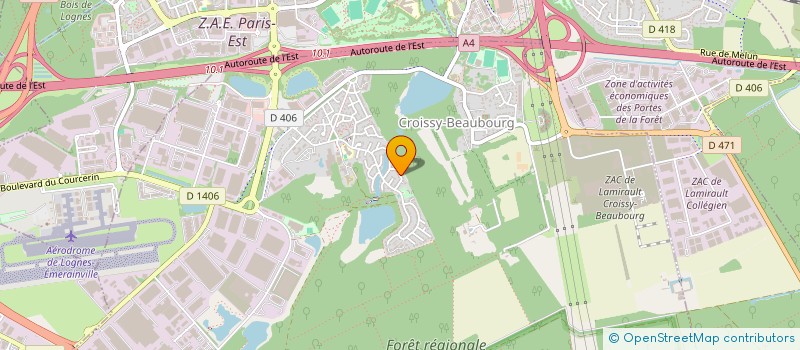 localisation de l'entreprise MONSIEUR ROBENSON MOISE  CROISSY-BEAUBOURG