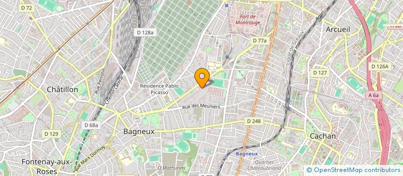 localisation de l'entreprise MONSIEUR ROBENSON SAINT-FLEUR à BAGNEUX