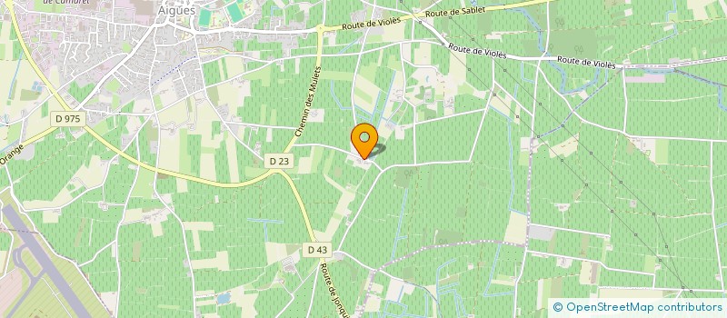 localisation de l'entreprise MONSIEUR ROBER GONZALEZ CARVAJAL  CAMARET-SUR-AIGUES