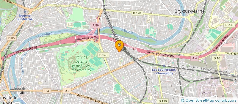 localisation de l'entreprise MONSIEUR ROBERIO ZUZA FARIAS  CHAMPIGNY-SUR-MARNE