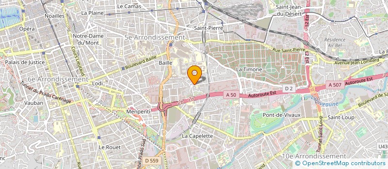 localisation de l'entreprise MONSIEUR ROBERT ABBOU à MARSEILLE