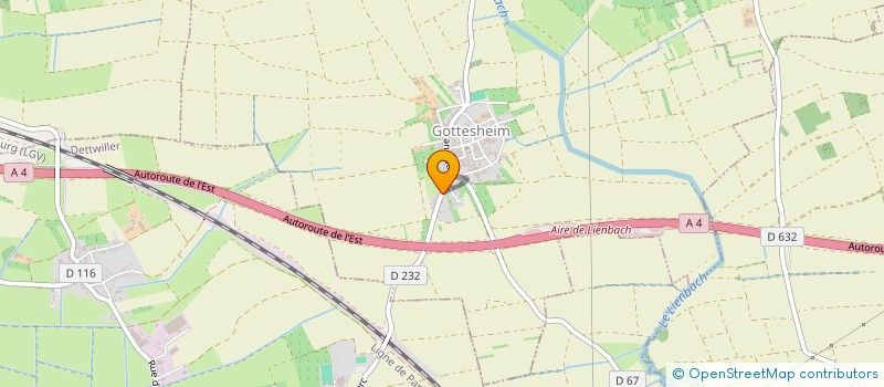 localisation de l'entreprise MONSIEUR ROBERT ABEL  GOTTESHEIM