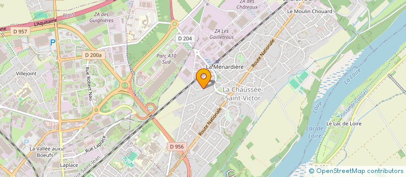 localisation de l'entreprise MONSIEUR ROBERT ADENOT  LA CHAUSSEE-SAINT-VICTOR