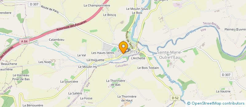 localisation de l'entreprise MONSIEUR ROBERT ADOLPHE  TESSY-BOCAGE