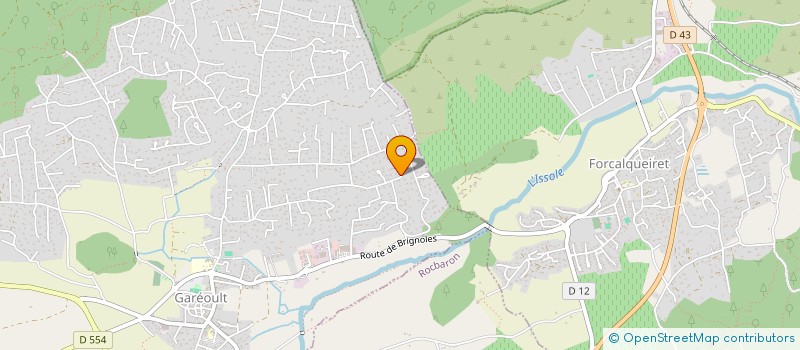 localisation de l'entreprise MONSIEUR ROBERT ALBERGUCCI  GAREOULT