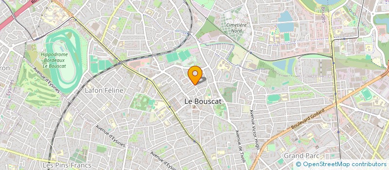 localisation de l'entreprise MONSIEUR ROBERT ALBERT  LE BOUSCAT