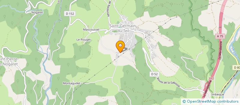 localisation de l'entreprise MONSIEUR ROBERT ALBOUY  SAINT-GERMAIN-DU-TEIL