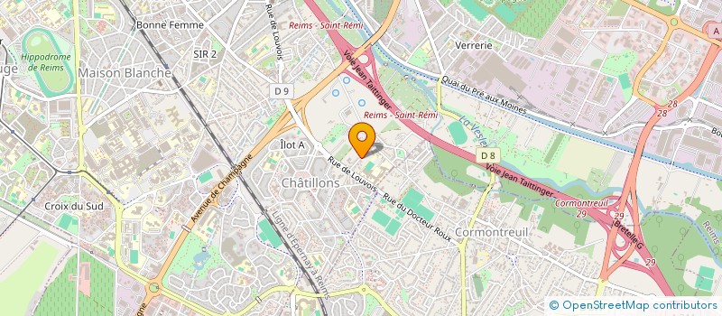 localisation de l'entreprise MONSIEUR ROBERT ALEXANDRE  REIMS