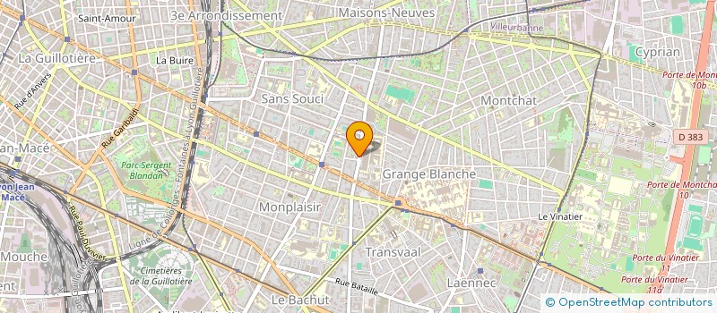 localisation de l'entreprise MONSIEUR ROBERT ALFANI  LYON