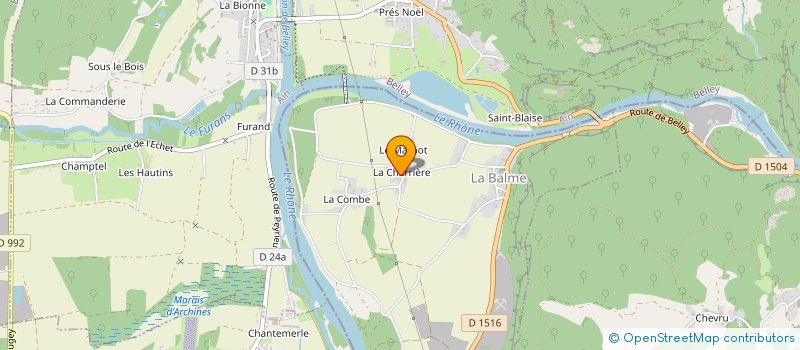 localisation de l'entreprise MONSIEUR ROBERT ALIGHIERI  LA BALME