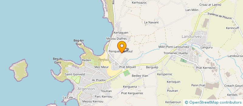 localisation de l'entreprise MONSIEUR ROBERT ALLANCON  PORSPODER