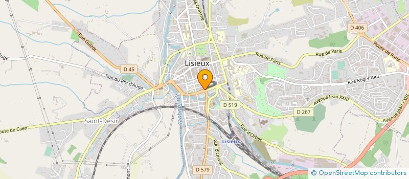 localisation de l'entreprise MONSIEUR ROBERT ALLEAUDE à LISIEUX