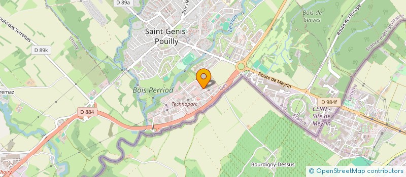 localisation de l'entreprise MONSIEUR ROBERT ALLEGRINI à SAINT-GENIS-POUILLY