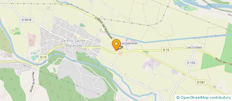 localisation de l'entreprise MONSIEUR ROBERT ALPHONSE à LE PUY-SAINTE-REPARADE