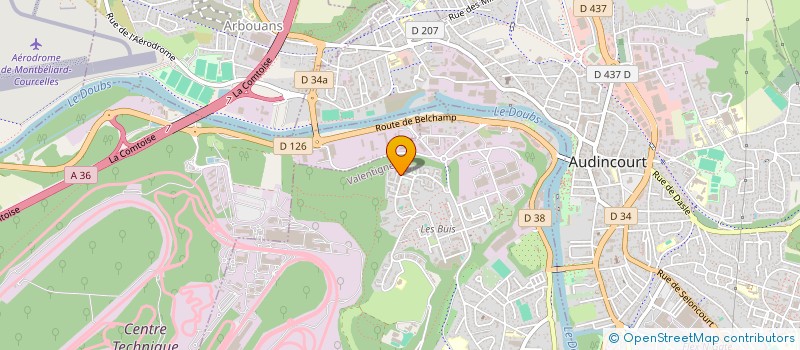 localisation de l'entreprise MONSIEUR ROBERT ALZINGRE  MATHAY