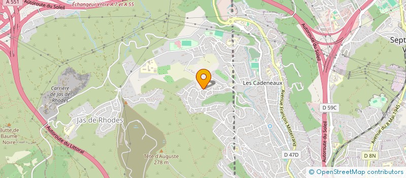 localisation de l'entreprise MONSIEUR ROBERT AMANDOLA à LES PENNES-MIRABEAU