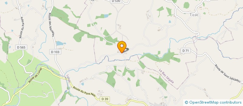 localisation de l'entreprise MONSIEUR ROBERT AMIEL  LE BAS SEGALA