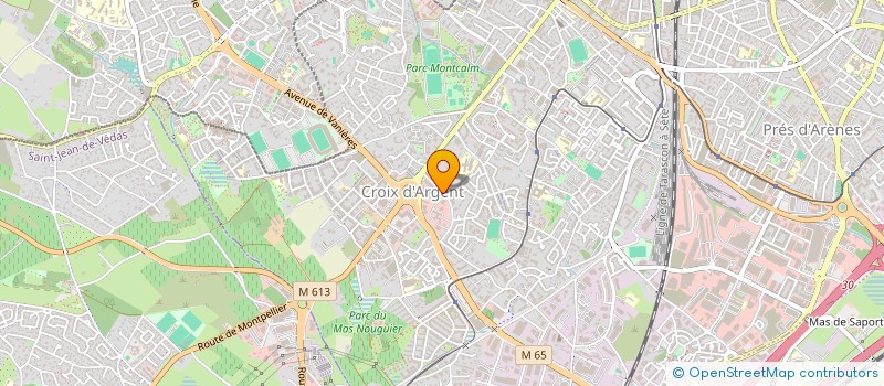 localisation de l'entreprise MONSIEUR ROBERT AMIRI GHOBADI à MONTPELLIER