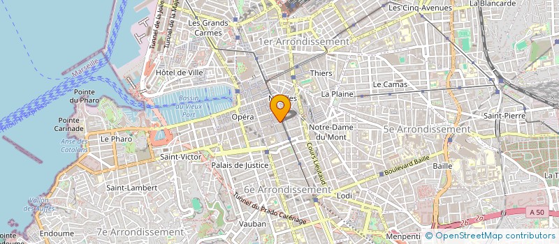 localisation de l'entreprise MONSIEUR ROBERT ANGIARI à MARSEILLE