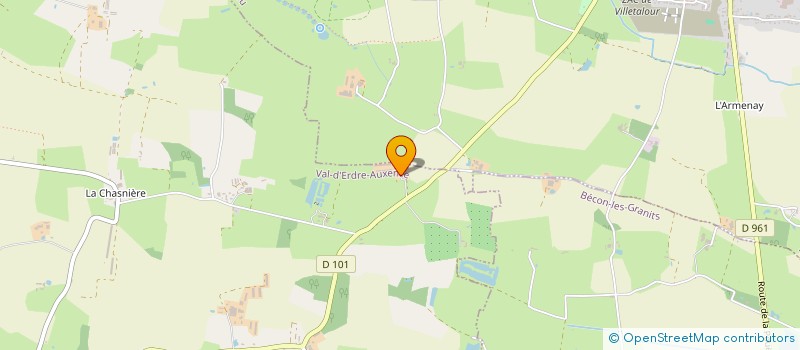 localisation de l'entreprise MONSIEUR ROBERT ANNET  VAL D'ERDRE-AUXENCE