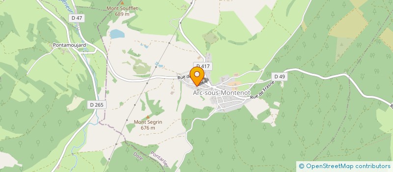 localisation de l'entreprise MONSIEUR ROBERT ANSCHWILLER  ARC-SOUS-MONTENOT