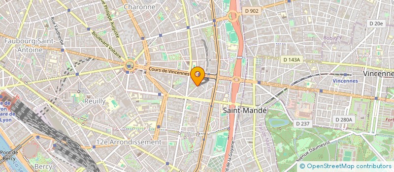 localisation de l'entreprise MONSIEUR ROBERT ANTOINE à PARIS