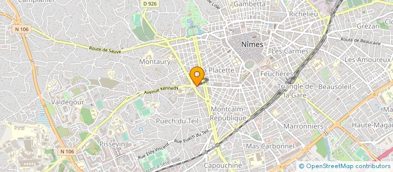 localisation de l'entreprise MONSIEUR ROBERT APPRIOU  NIMES