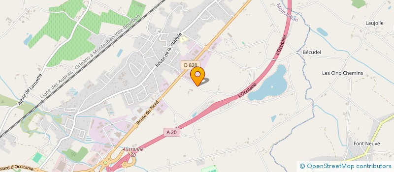 localisation de l'entreprise MONSIEUR ROBERT ARAKELIAN  MONTAUBAN