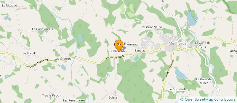 localisation de l'entreprise MONSIEUR ROBERT ARBER  MEILHARDS