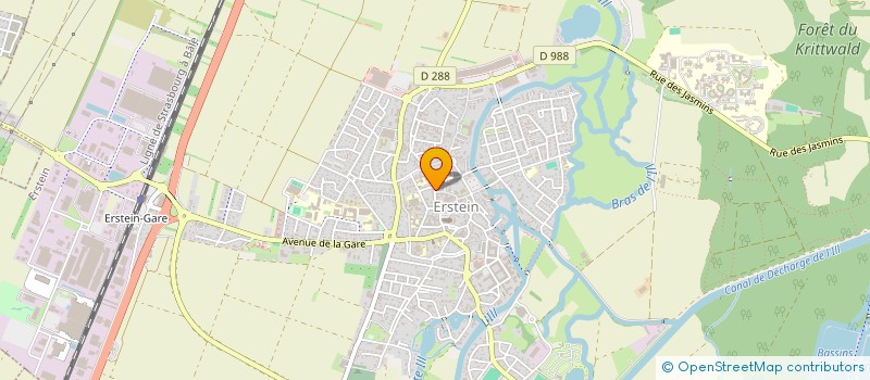 localisation de l'entreprise MONSIEUR ROBERT ARBOGAST  ERSTEIN