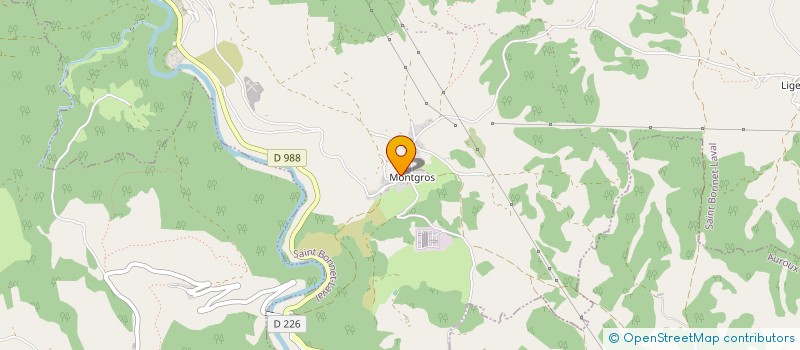 localisation de l'entreprise MONSIEUR ROBERT ARCHER  SAINT BONNET-LAVAL