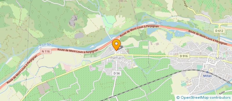 localisation de l'entreprise MONSIEUR ROBERT ARGENCE  MILLAS